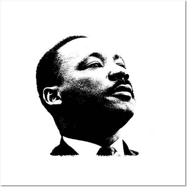 Martin Luther King Portrait  Pop Art Wall Art by phatvo